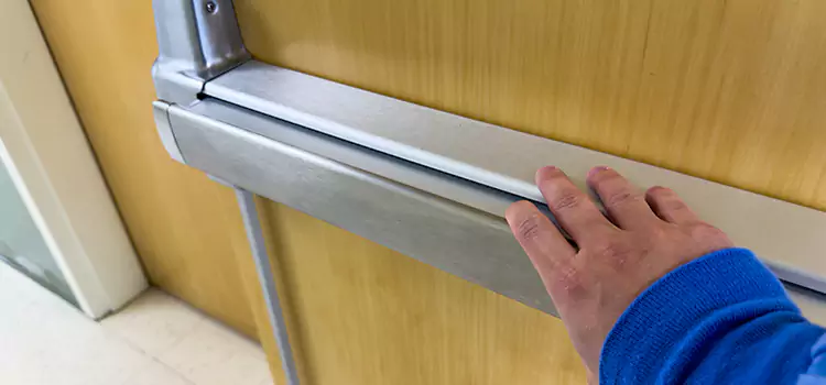 Installing a Push Bar on a Door Chateauguay